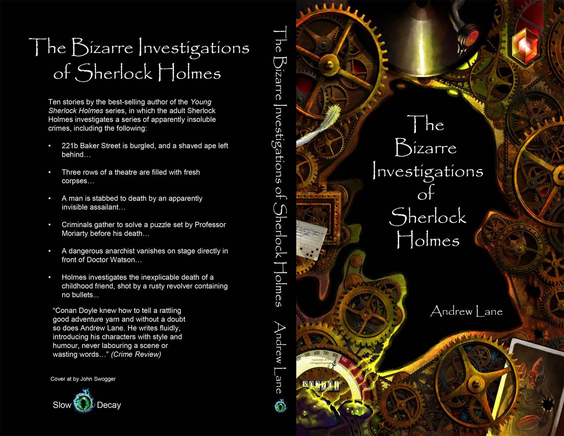 The Bizarre Investigations of Sherlock Holmes Front & Back Cover